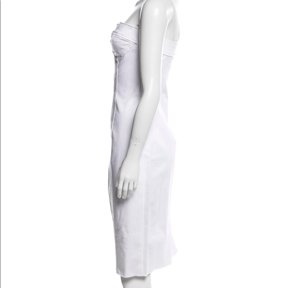 Dolce and Gabbana square neck midi length dress NWT - Picture 2 of 8